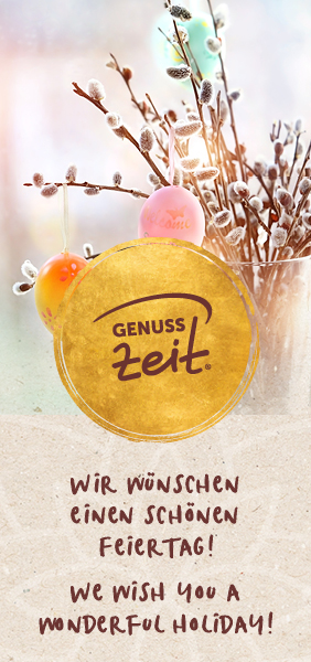 Banner: Wir wünschen einen schönen Feiertag!